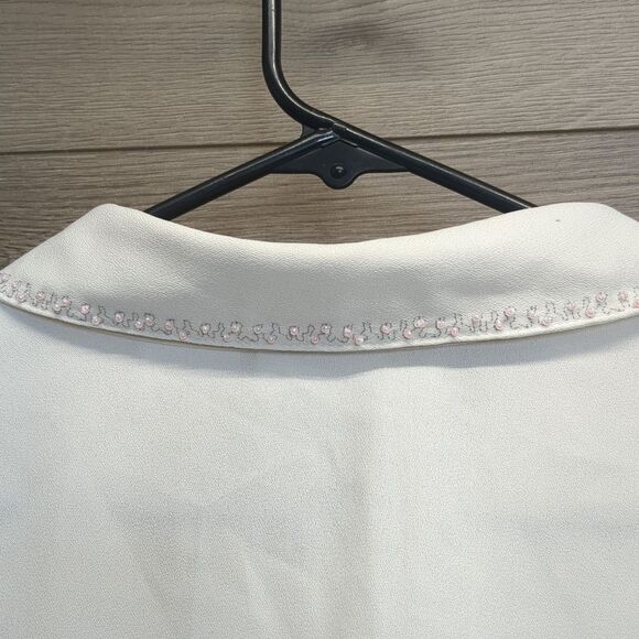 Koret Embroidered Button Blouse Business Casual Women's Plus Size 18 Petite - Picture 9 of 9